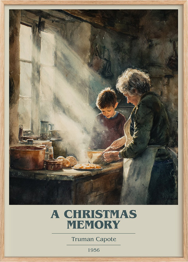 A Christmas Memory Book Cover Poster by Truman Capote
