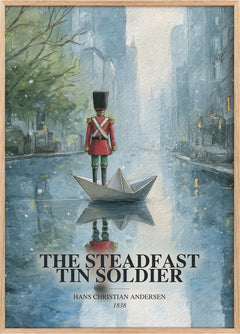 Steadfast Tin Soldier Book Watercolour Illustration by H. Andersen