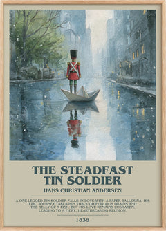 The Steadfast Tin Soldier Bookish Wall Art by Hans Christian Andersen