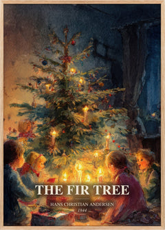 The Fir Tree Book Watercolour Illustration by Hans Christian Andersen