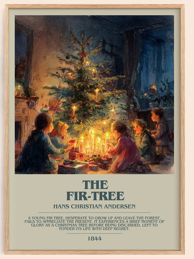 The Fir Tree Bookish Wall Art by Hans Christian Andersen