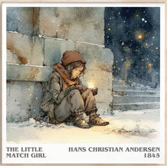 The Little Match Girl Literary Art Print by Hans Christian Andersen
