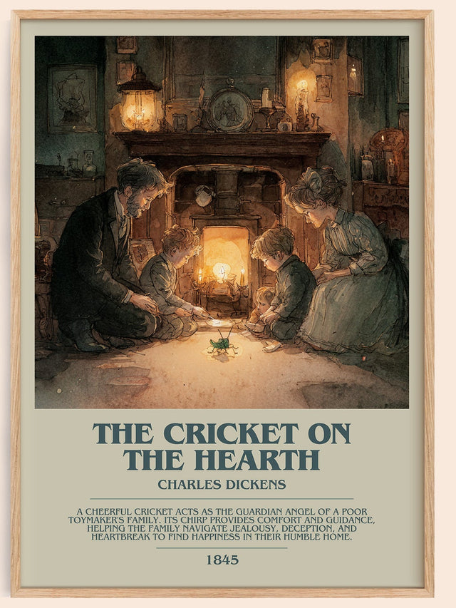 The Cricket On The Hearth Bookish Wall Art by Charles Dickens