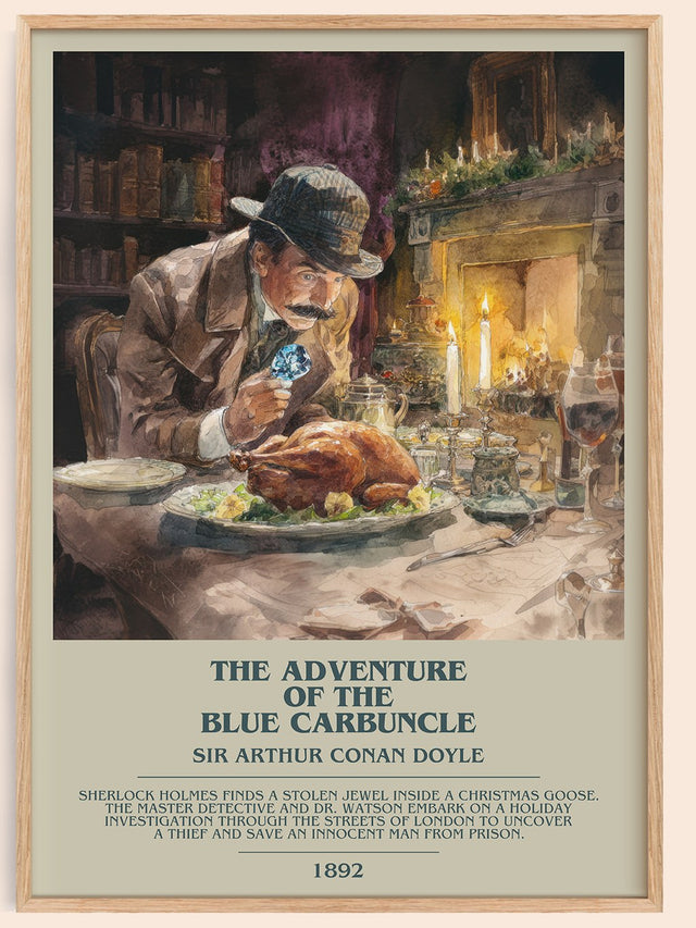 Adventure Of The Blue Carbuncle Bookish Wall Art by S. Doyle