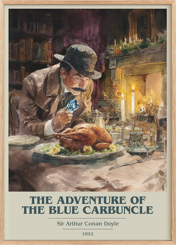 Adventure Of The Blue Carbuncle Book Cover Poster by S. Doyle