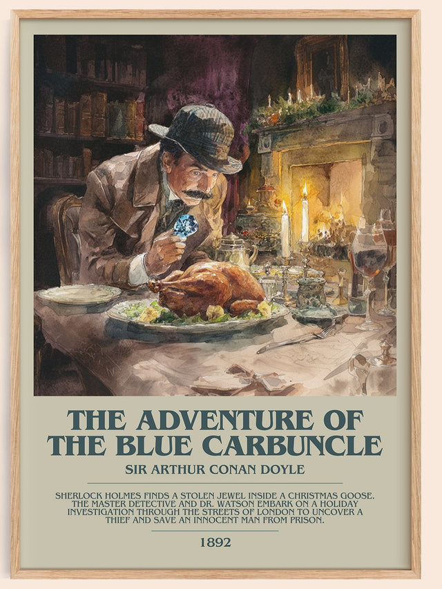 Adventure Of The Blue Carbuncle Bookish Wall Art by S. Doyle