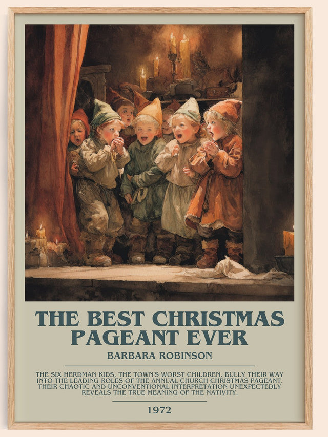 The Best Christmas Pageant Ever Bookish Wall Art by Barbara Robinson