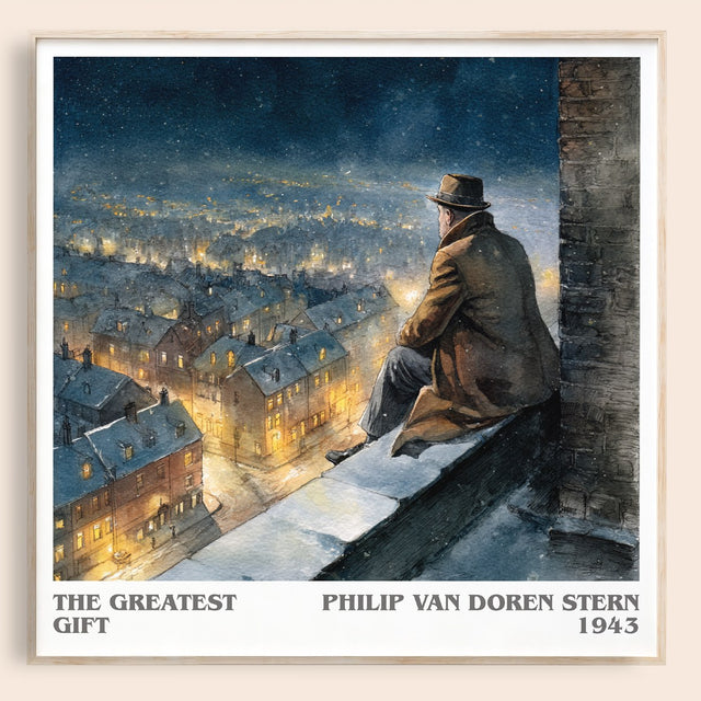 The Greatest Gift Literary Art Print by Philip Van Doren Stern
