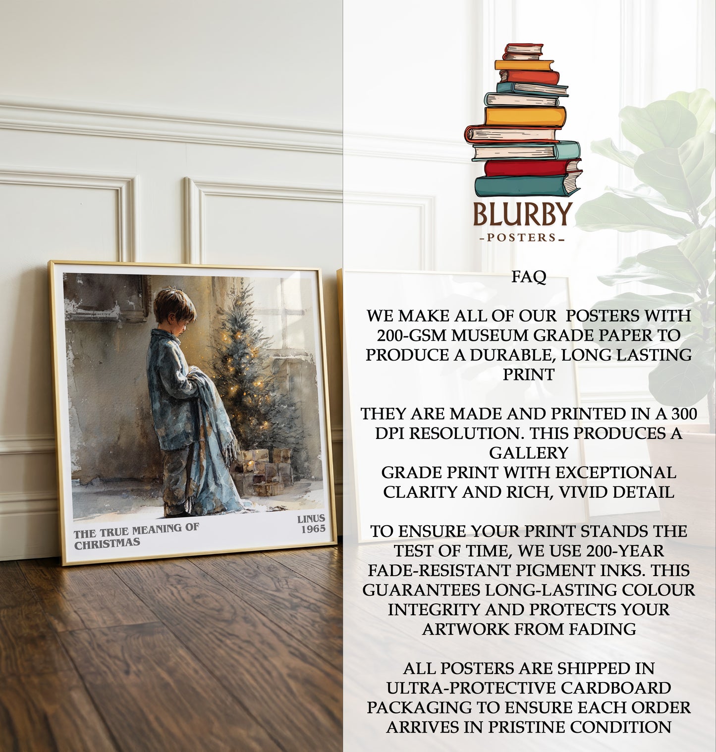 The True Meaning Of Christmas Literary Art Print by Linus