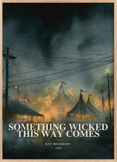 Something Wicked This Way Comes Book Watercolour Illustration by Ray Bradbury
