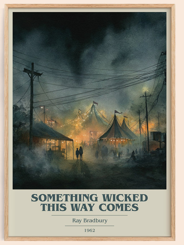 Something Wicked this Way Comes Book Cover Poster by Ray Bradbury