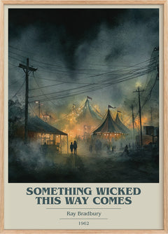 Something Wicked this Way Comes Book Cover Poster by Ray Bradbury