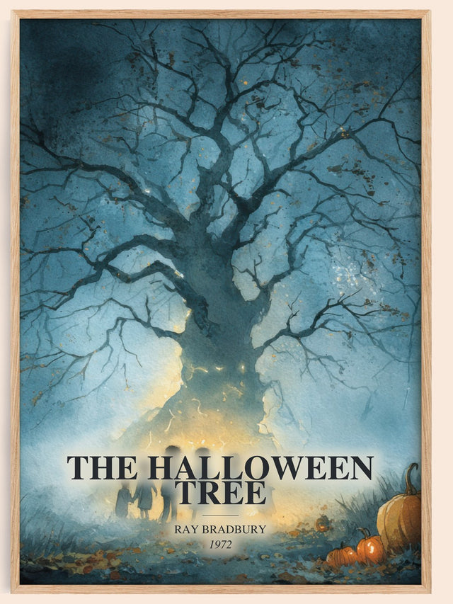 The Halloween Tree Book Watercolour Illustration by Ray Bradbury