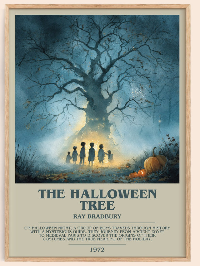The Halloween Tree Bookish Wall Art by Ray Bradbury