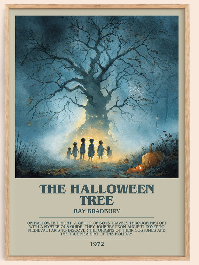 The Halloween Tree Bookish Wall Art by Ray Bradbury