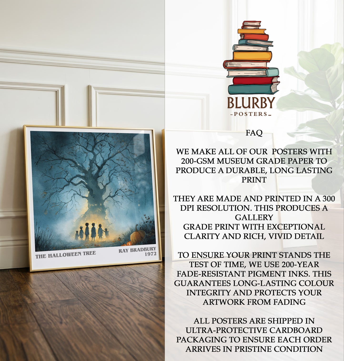 The Halloween Tree Literary Art Print by Ray Bradbury