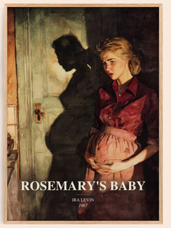 Rosemary'S Baby Book Watercolour Illustration by Ira Levin