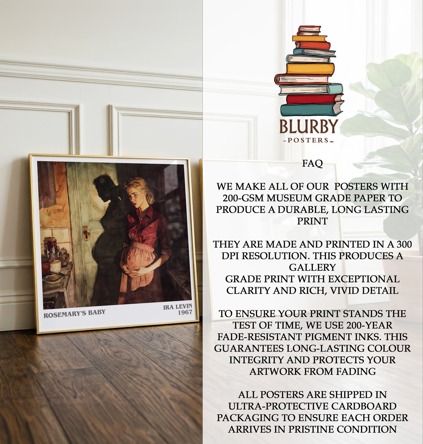 Rosemary's Baby Literary Art Print by Ira Levin