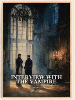 Interview With The Vampire Book Watercolour Illustration by Anne Rice