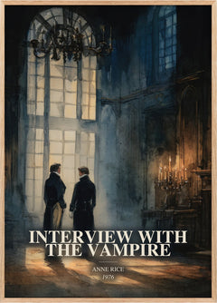 Interview With The Vampire Book Watercolour Illustration by Anne Rice