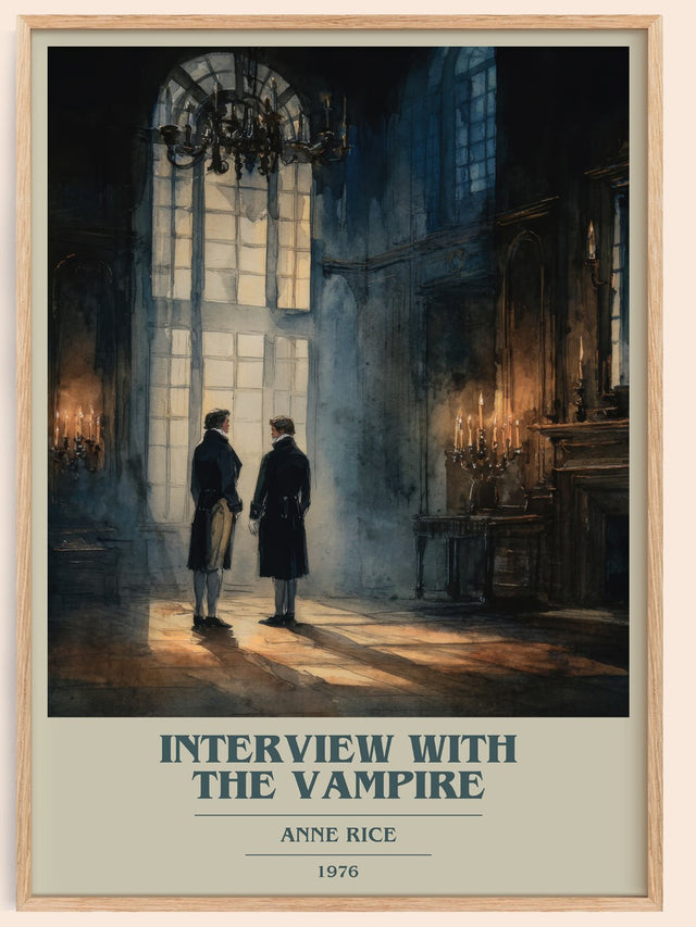 Interview with the Vampire Book Cover Poster by Anne Rice