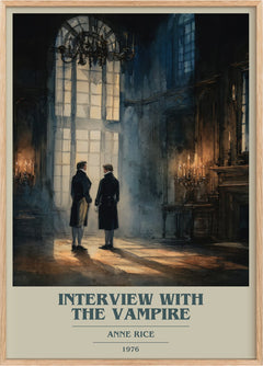 Interview with the Vampire Book Cover Poster by Anne Rice