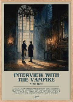 Interview with the Vampire Bookish Wall Art by Anne Rice