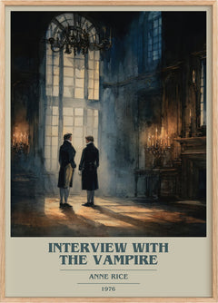 Interview with the Vampire Book Cover Poster by Anne Rice