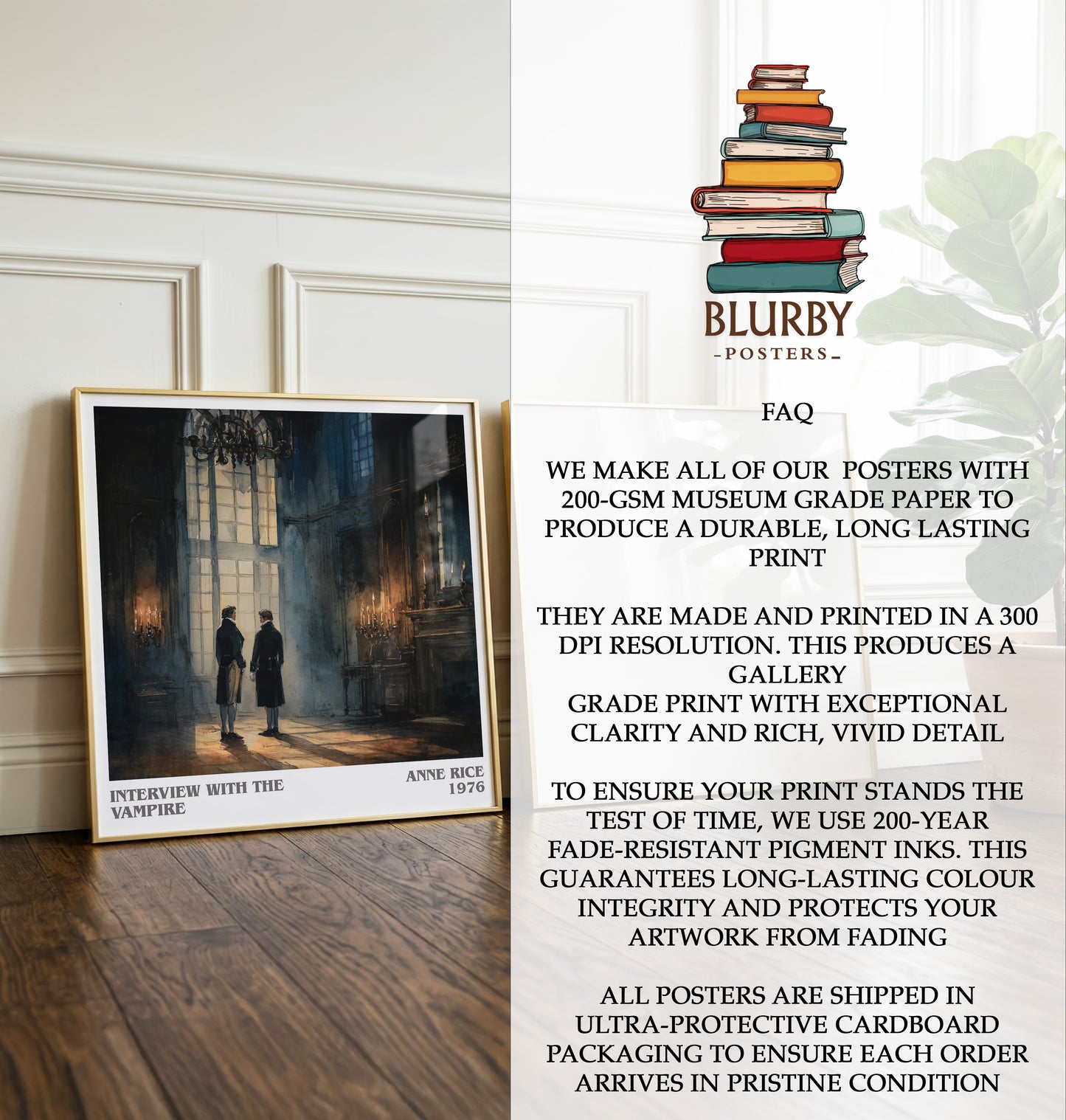 Interview with the Vampire Literary Art Print by Anne Rice