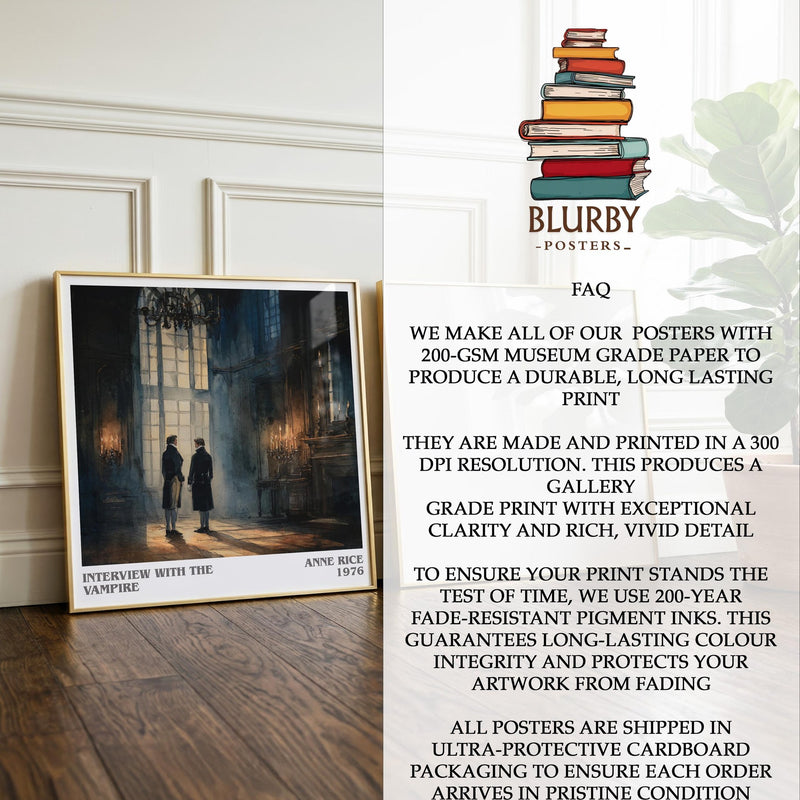 Interview with the Vampire Literary Art Print by Anne Rice - image 2