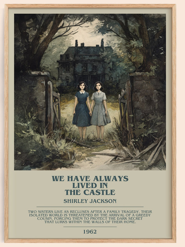 We Have Always Lived in the Castle Bookish Wall Art by Shirley Jackson