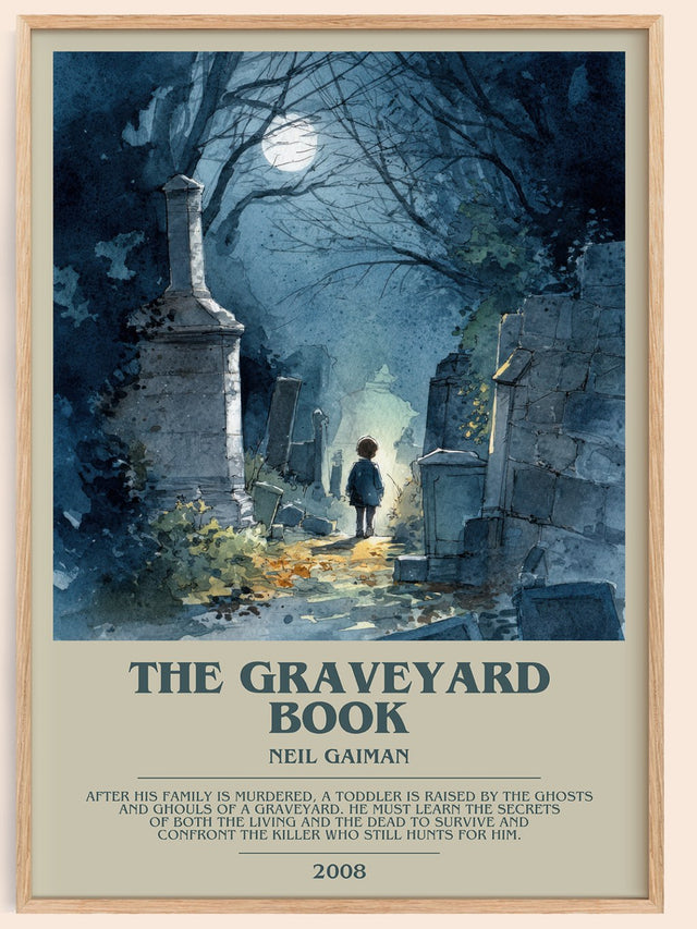 The Graveyard Book Bookish Wall Art by Neil Gaiman