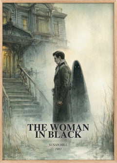The Woman In Black Book Watercolour Illustration by Susan Hill