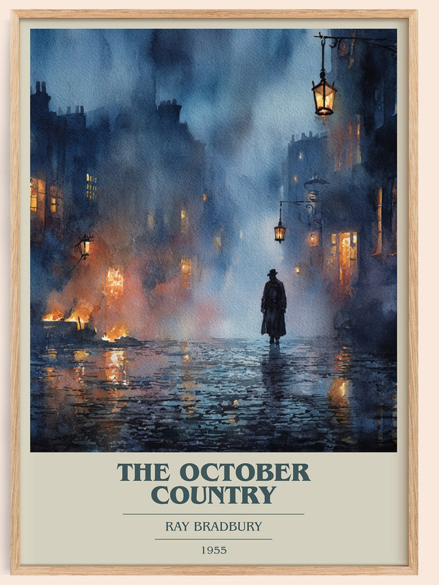 The October Country Book Cover Poster by Ray Bradbury