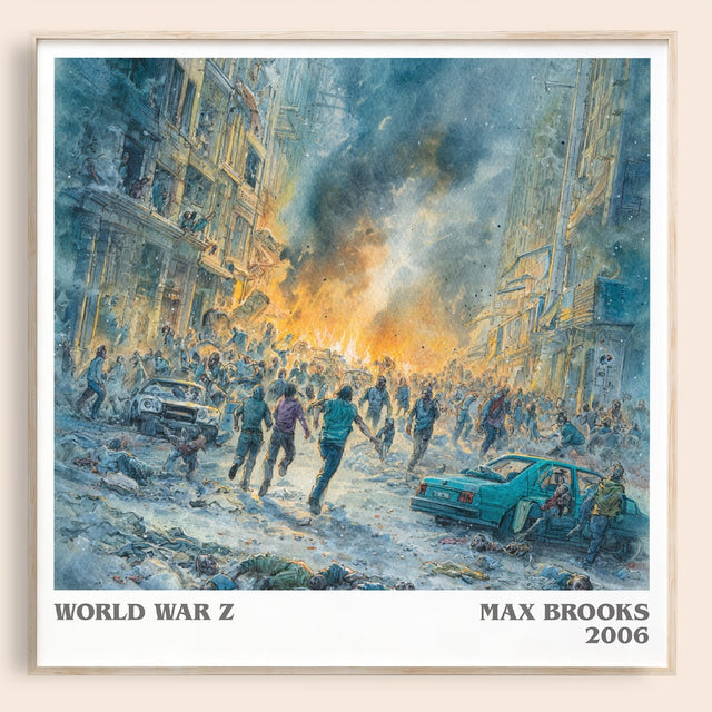 World War Z Literary Art Print by Max Brooks
