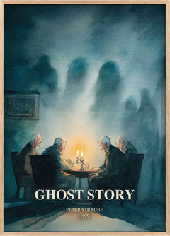 Ghost Story Book Watercolour Illustration by Peter Straube