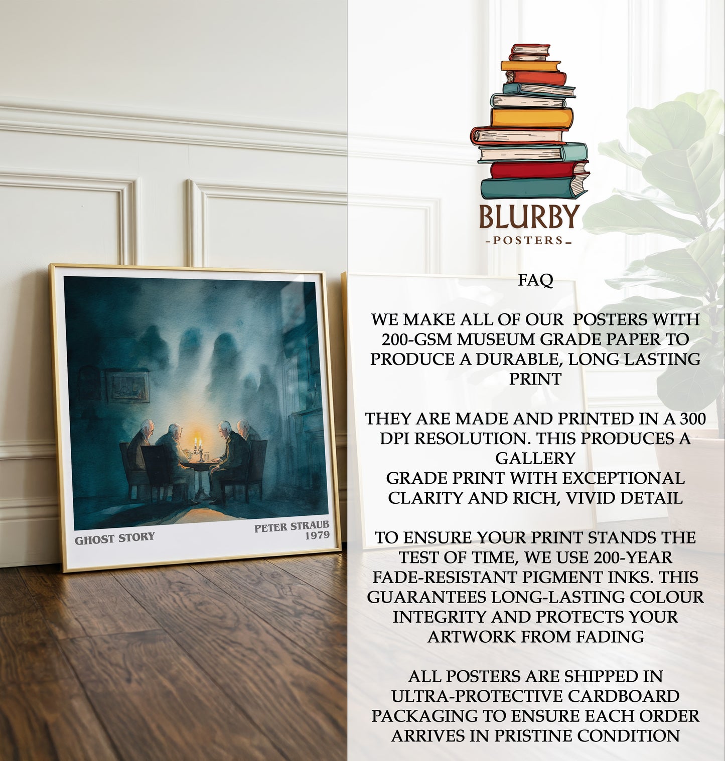 Ghost Story Literary Art Print by Peter Straube