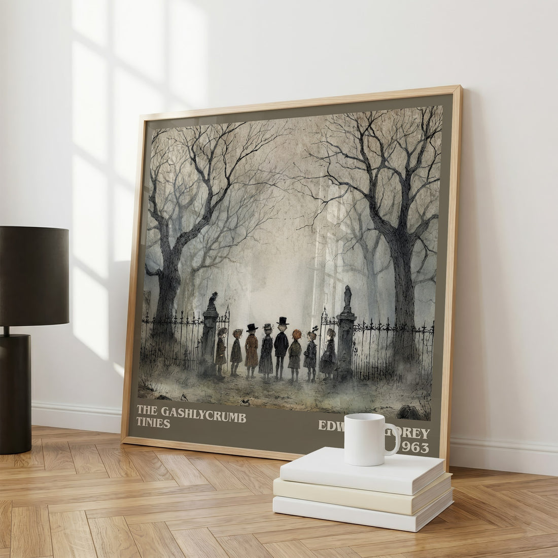 The Gashlycrumb Tinies literary art print colour and style options – Edward Gorey book art
