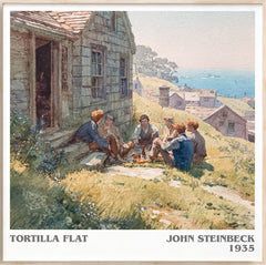 Tortilla Flat Literary Art Print by John Steinbeck