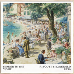 Tender Is the Night Literary Art Print by F. Scott Fitzgerald