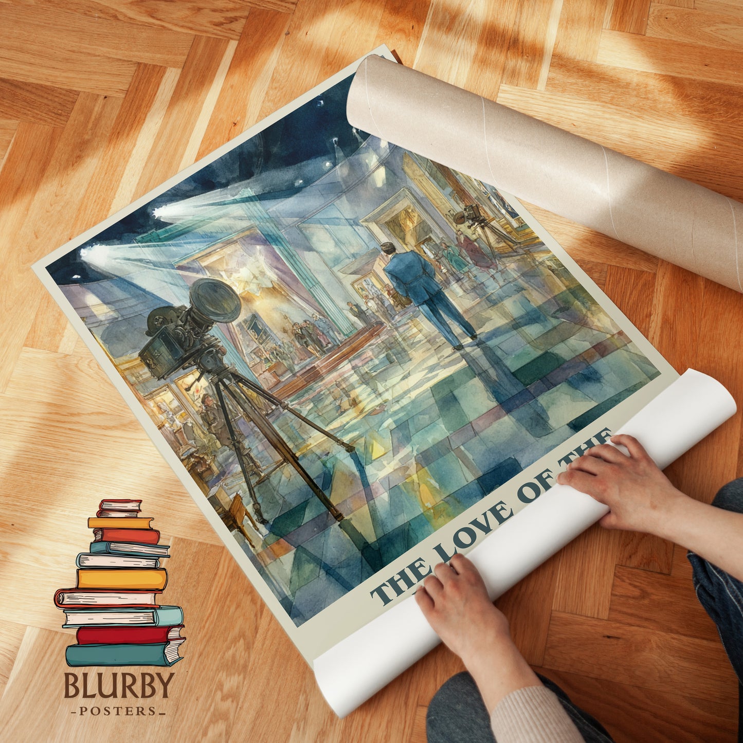 The Love Of The Last Tycoon book cover print on bookshelf – F. Scott Fitzgerald fan gift