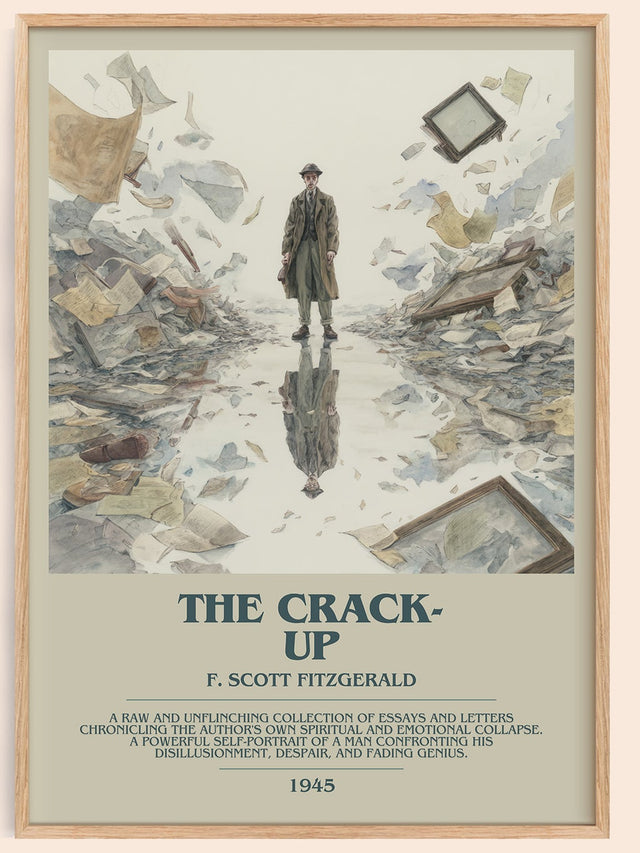 The Crack-Up Bookish Wall Art by F. Scott Fitzgerald