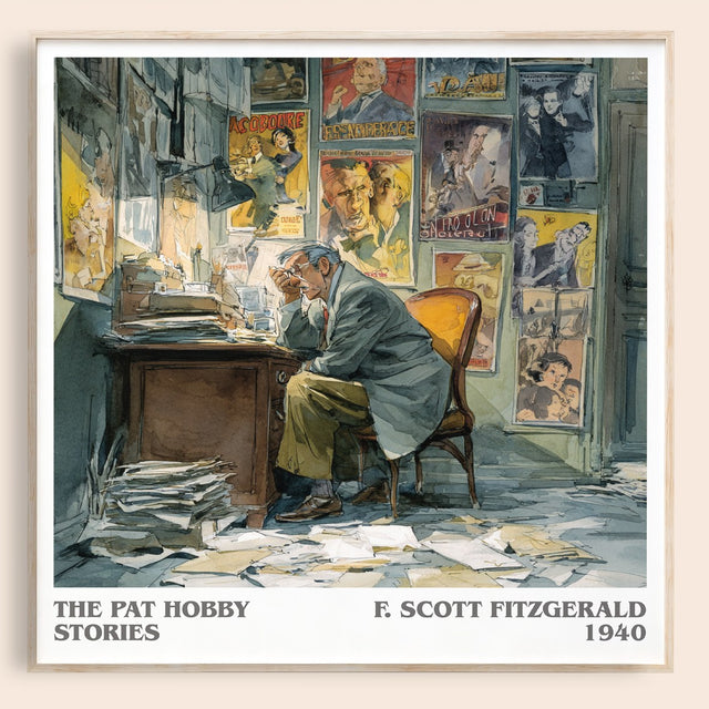 The Pat Hobby Stories Literary Art Print by F. Scott Fitzgerald