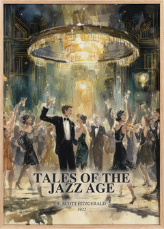 Tales Of The Jazz Age Book Watercolour Illustration by F. Fitzgerald