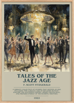 Tales of the Jazz Age Bookish Wall Art by F. Scott Fitzgerald