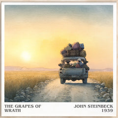 The Grapes of Wrath Literary Art Print by John Steinbeck
