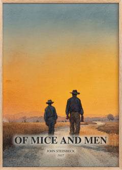 Of Mice And Men Book Watercolour Illustration by John Steinbeck
