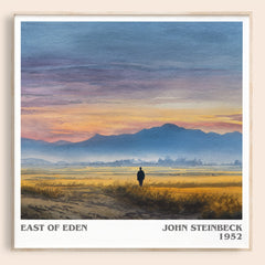 East of Eden Literary Art Print by John Steinbeck