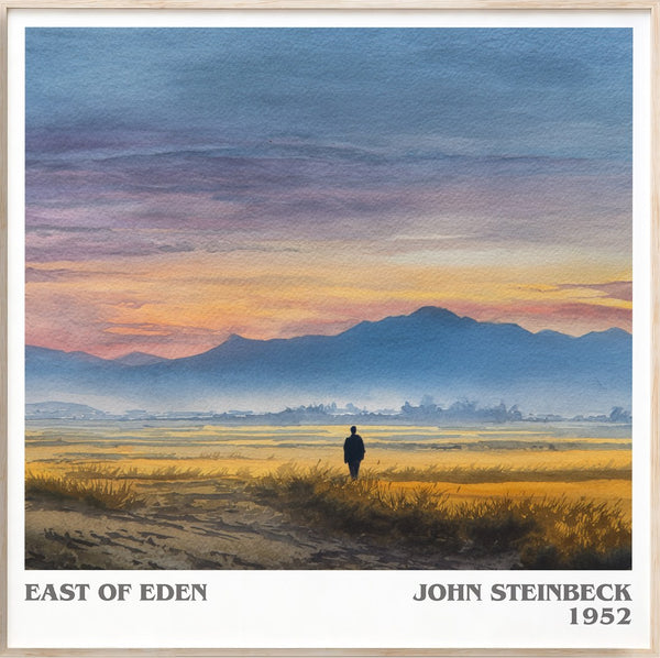 East of Eden Literary Art Print by John Steinbeck