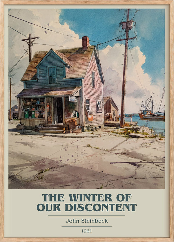 The Winter of Our Discontent Book Cover Poster by John Steinbeck